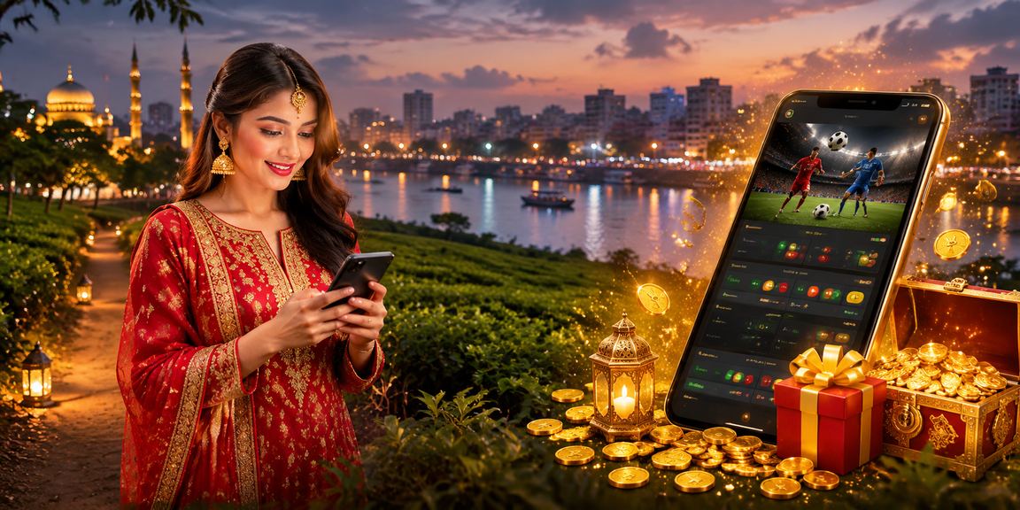 নারায়ণগঞ্জে ঈদ উৎসবে মোবাইলে 9999bt ক্যাসিনো বোনাস উপভোগ করছেন একজন সদস্য