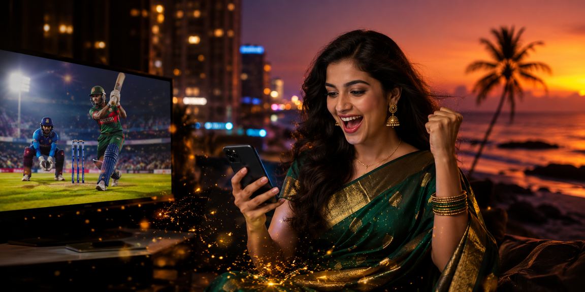 সেন্ট মার্টিনে ক্রিকেট বেটিং উপভোগ করছেন একজন দর্শক